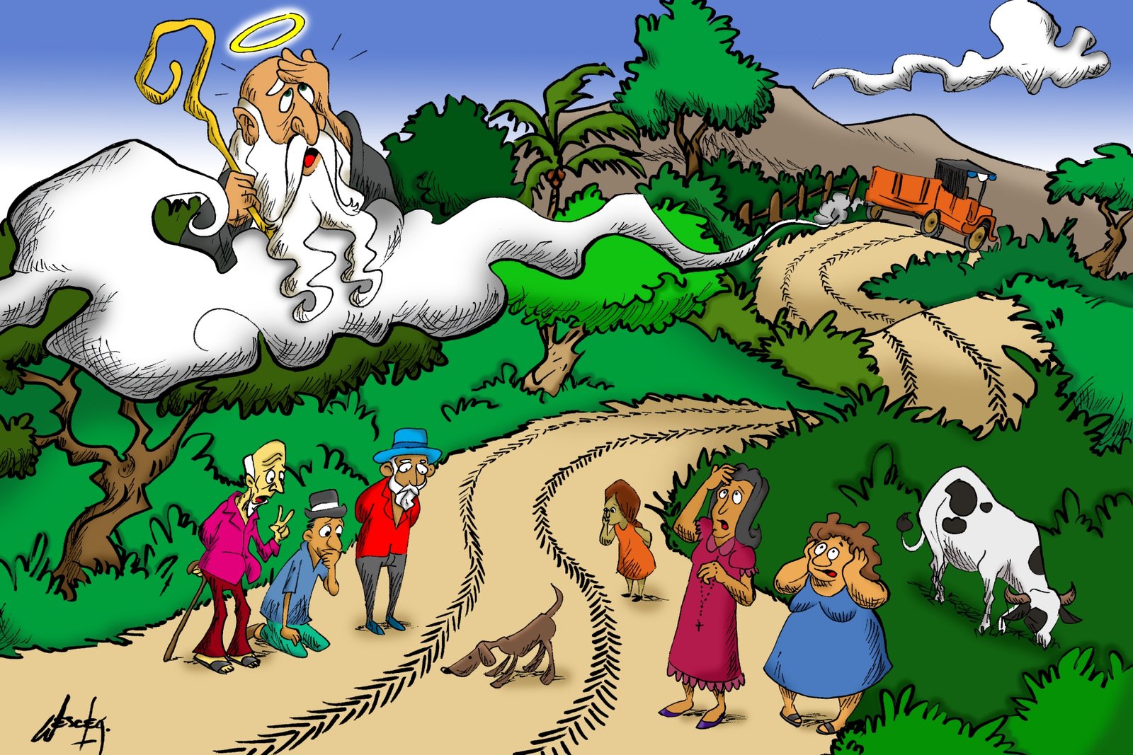 Em 1918, um carro saiu de Fortaleza e chegou pela primeira vez à cidade de Cascavel.