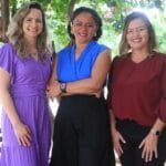 Eveline, Áfia e Elsine, professoras do IFCE Aracati