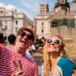 visitantes estrangeiros