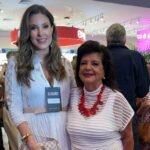 Carol Mello prestigia inauguração da Galeria Magalu ao lado de Luiza Trajano