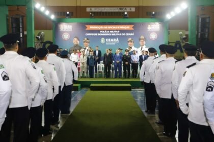 No Crato, Governo do Ceará conclui ciclo de promoções militares de 2025