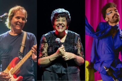 Artistas Beto Guedes, Rosa Passos e Caetano Brasil, atrações do Festival Jazz & Blues, que ocorre durante o Carnaval em Guaramiranga.