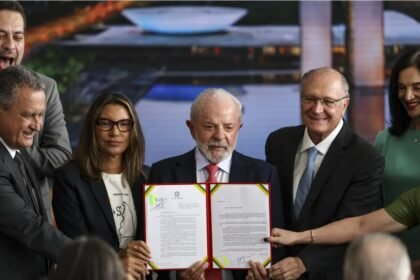 Presidente Lula durante pronunciamento no Palácio do Planalto sobre o veto ao PL da Dosimetria.