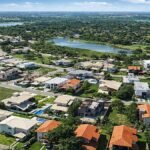 Vista aérea de Eusébio, no Ceará, município destaque no ranking de competitividade