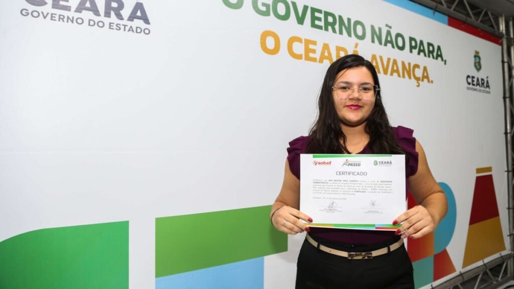 quase 500 cearenses concluem cursos profissionalizantes.