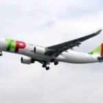 Aeronave da TAP Air Portugal em operação internacional, companhia que ampliará voos entre Fortaleza e Lisboa a partir de outubro.