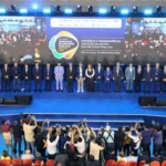 Autoridades e gestores públicos participam da edição 2025 do Seminário dos Prefeitos, no Centro de Eventos do Ceará, em Fortaleza, que reuniu mais de 5 mil pessoas.