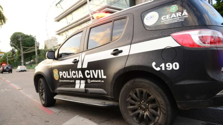 Viatura da Polícia Civil do Ceará, instituição responsável pela operação contra agiotagem em Cascavel.