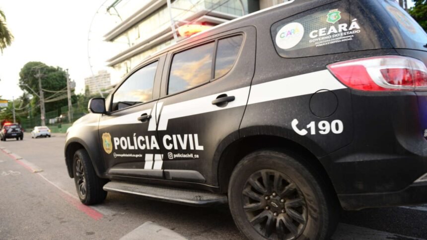 Viatura da Polícia Civil do Ceará, instituição responsável pela operação contra agiotagem em Cascavel.